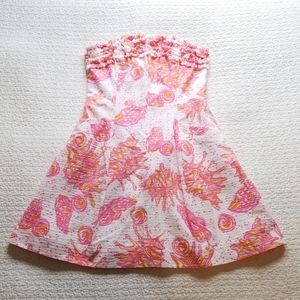 Lilly Pulitzer "Conched Out" Ferra Strapless Dress